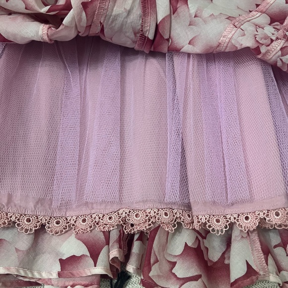 Vintage Mauve by Anthropologie “Savoy Flora” Strapless Dress - Picture 3 of 12